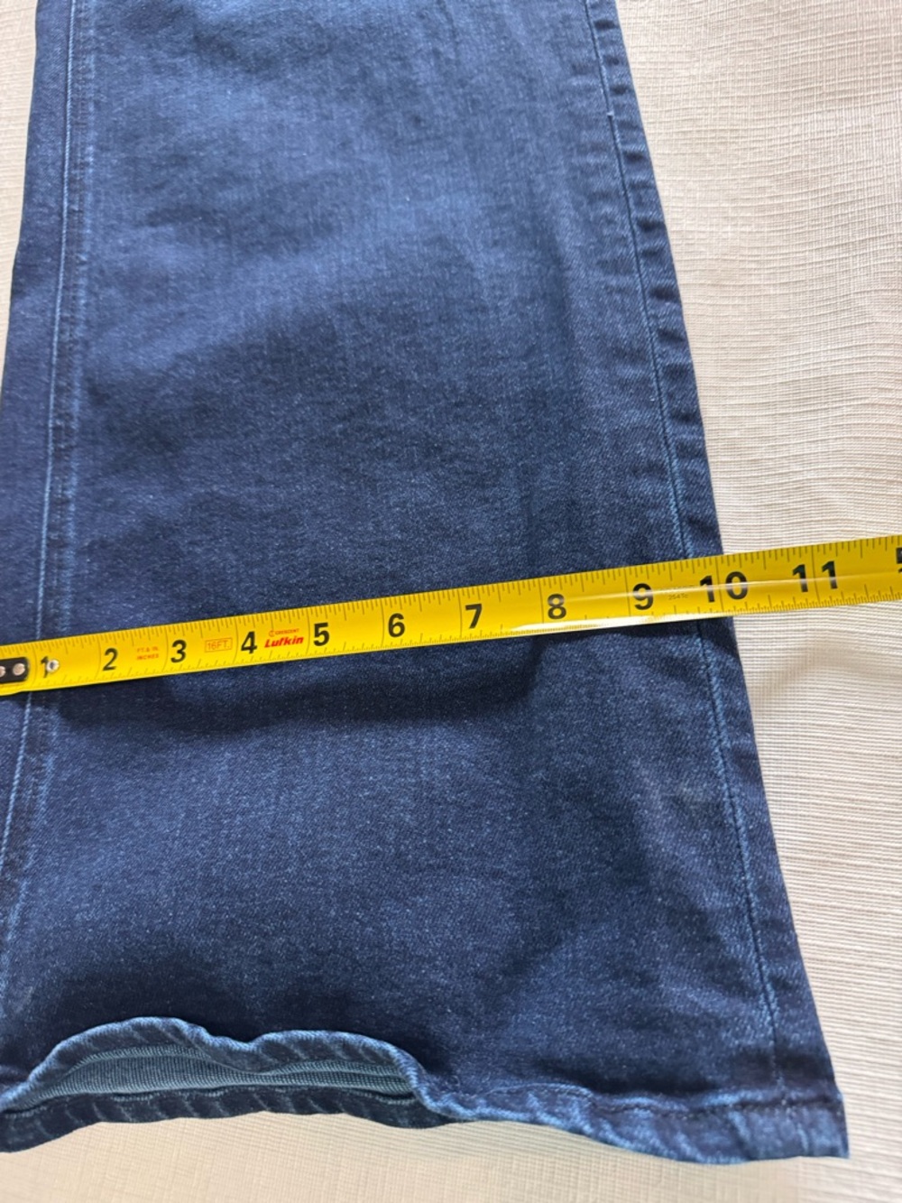 Quince Indigo Wide-Leg High-Rise Jeans 26 - Picture 8 of 8